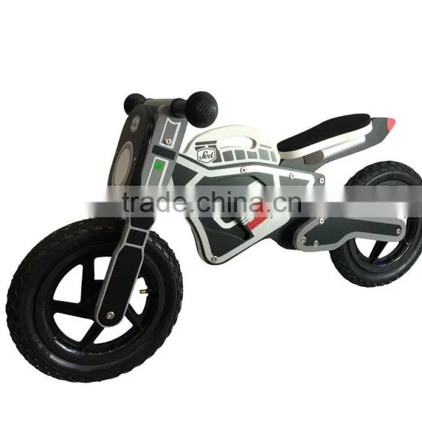 Wooden Kids Smart Balance Motor Bike Wheel Racing Game photo-3