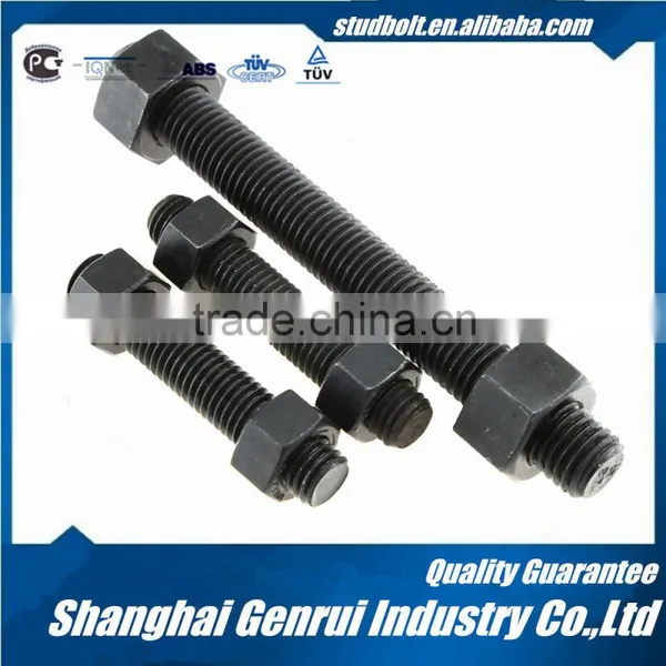 High Quality Black Color 1/4 -4 Inch Astm A193stud Bolt b7 photo-3