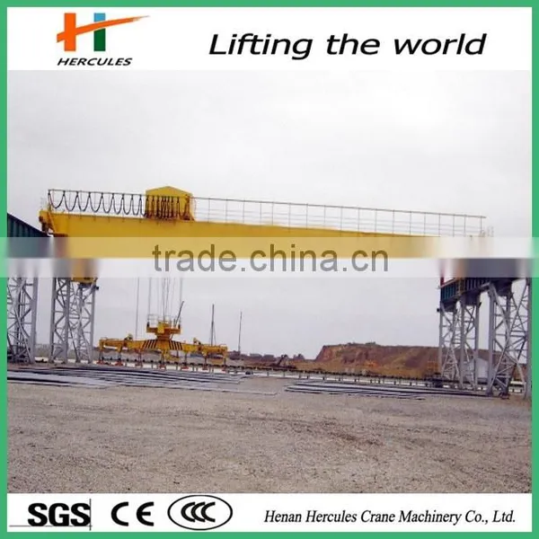 High Performance LH Model 20T Control Double Girder Overhead Crane photo-6