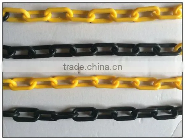 8mm Yellow and Black Safety Plastic Chain photo-2