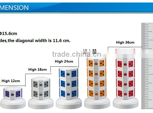 ME-S4 Four Layers Electrical Multi Outlet of With Five Meters Power Line for Industrial and Household Usage photo-6