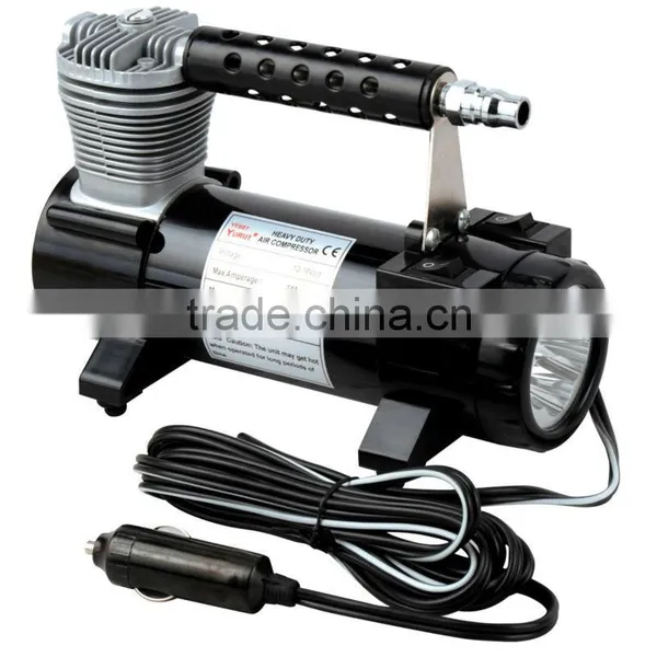 The best saleable DC 12v 150psi air compressor pump with led light