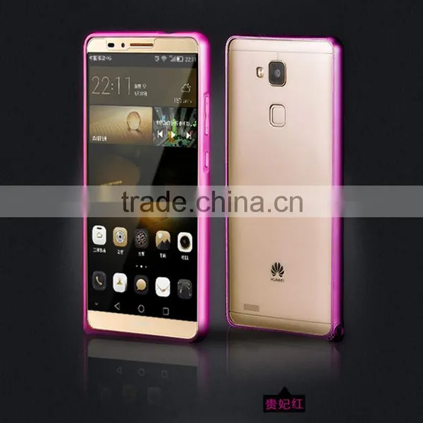 Metal Bumper Aluminum Phone Case for Huawei Y635 Smart Cover Case for Huawei Ascend Mate 7 photo-3