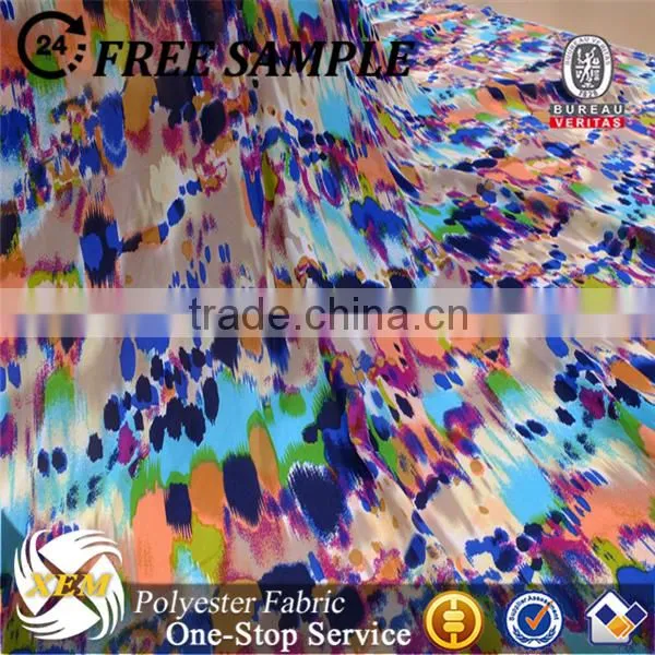 New Design Shaded Silk Chiffon Floral Printed Fabric photo-6