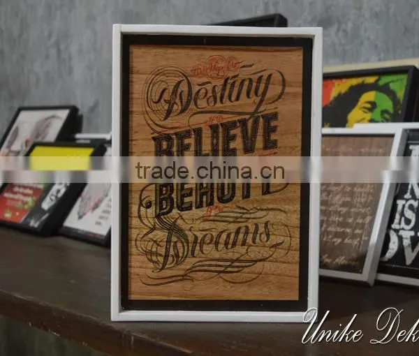 Wooden Vintage Style Sign - Wall Decoration WQ-046