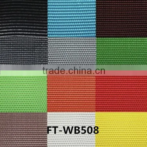 2014 Colorful Nylon pp New Cheap Web Webbing-wide10-80mm-polypropylene Web FT-WB508