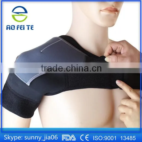 Magnetic Single Shoulder Back Brace Support Gym Bandage Wraps Sport Protective Gear photo-6