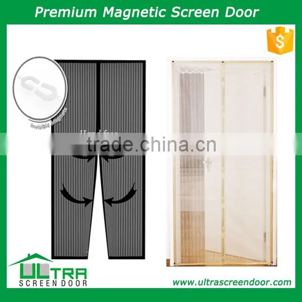 Magnetic Magic Screen Mesh Door Snaps Closed Instantly photo-2