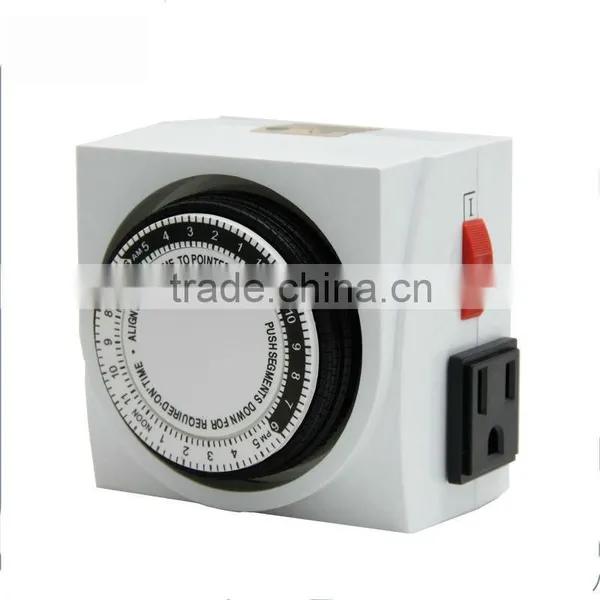 Hydroponics 24 Hours Daily Mechanical Switch Timer