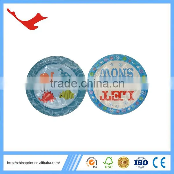 001 Party Decoration Supply Disposable Paper Plate Sizes photo-6