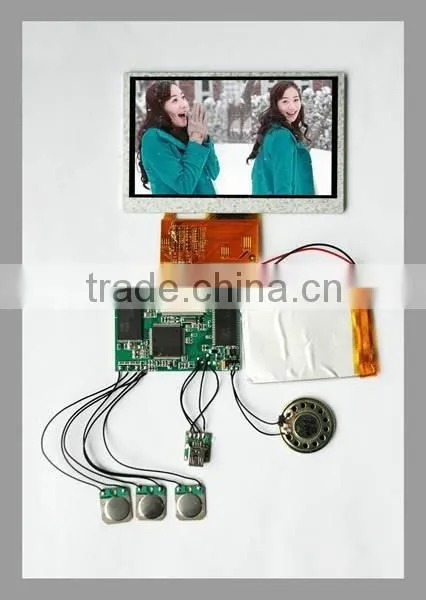 Hot 7 Inch Lcd Video Box Greeting Card Business Booklet With Rechargeable Battery for Christmas Gifts photo-3