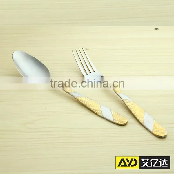 Nice Design! Gold Plated Flatware Wholesale photo-2