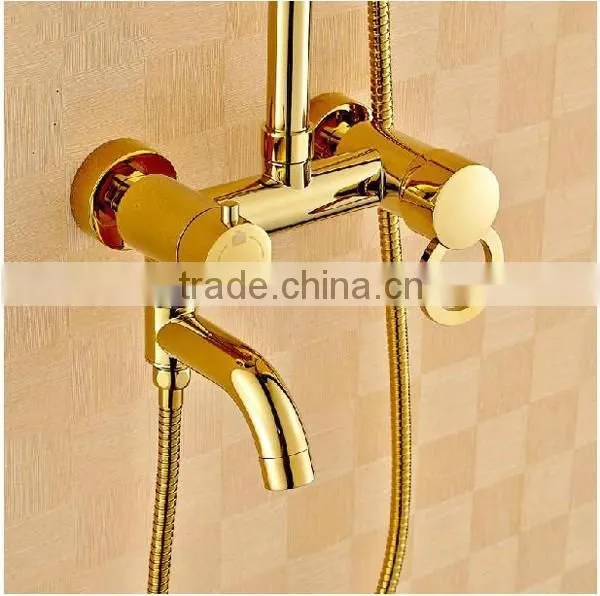 Designer Bathroom Shower Cold Hot Water Mixer, Nice Sell Fashion With High Quality Golden Shower Mixer photo-2