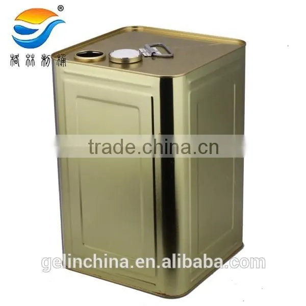 18L Square Metal Pail for Chemical Products an Oil