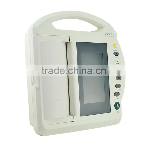 Big Sale 7 Inch 12 Lead 12 Channel Electrocardiograph ECG / EKG Machine With Thermal Recorder photo-3