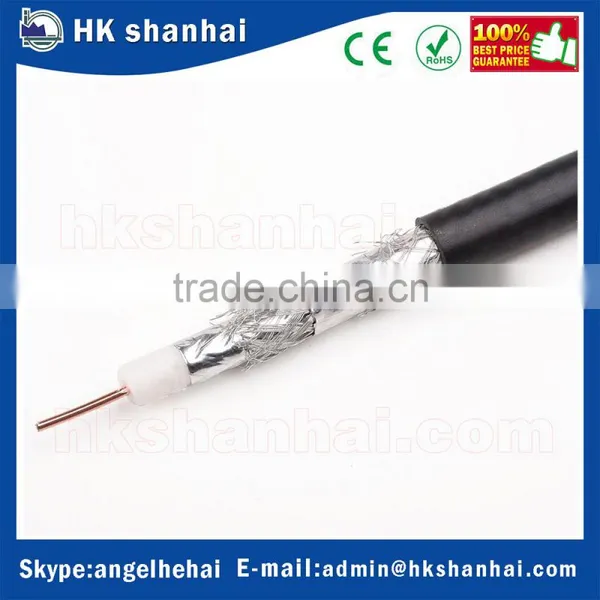 High Quality Low Price CL2 In-Wall Rated (CM) Connectors Rg6 Coaxial Cable tv Antenna Digital Router Connector Cable photo-3