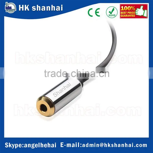 2016 Trending Products Male to Female AUX Port Compatible Gold Plated 3.5mm Stereo Audio Extension Cable photo-2