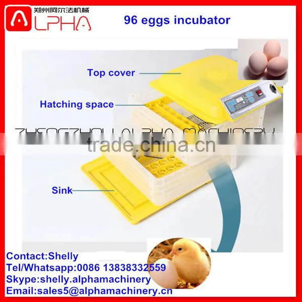 Wholesale Fully Automatic 96 Eggs Incubator Hatching Machine photo-4