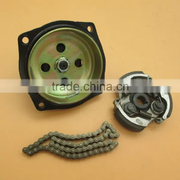 6T Gear Box Drum Clutch Pad Chain Kit 43cc 47cc 49cc Rocket Dirt Bike Mini Quad photo-2