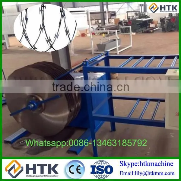 40t Press Razor Puching Machine, Full Line Razor Barbed Wire Making Machine Big Factory Passed SGS ISO photo-6