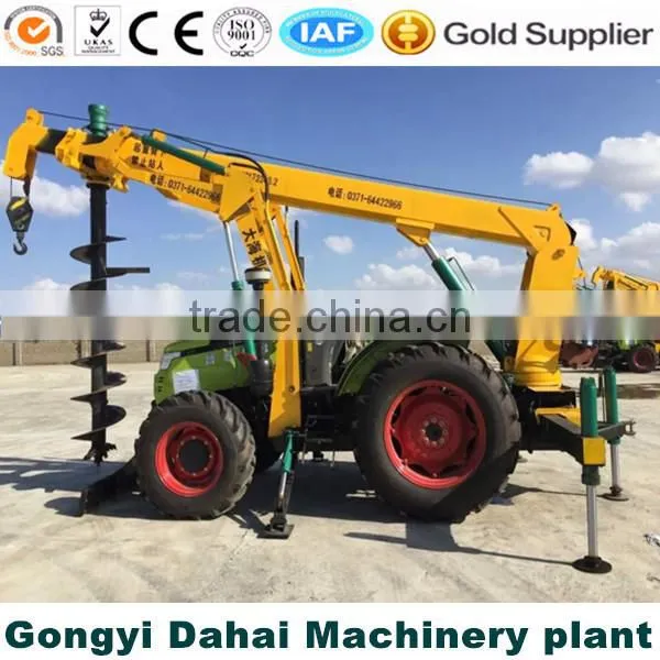 Hydraulic Pole Hole Pile Driving Machine Earth Hole Driving Equipment photo-4