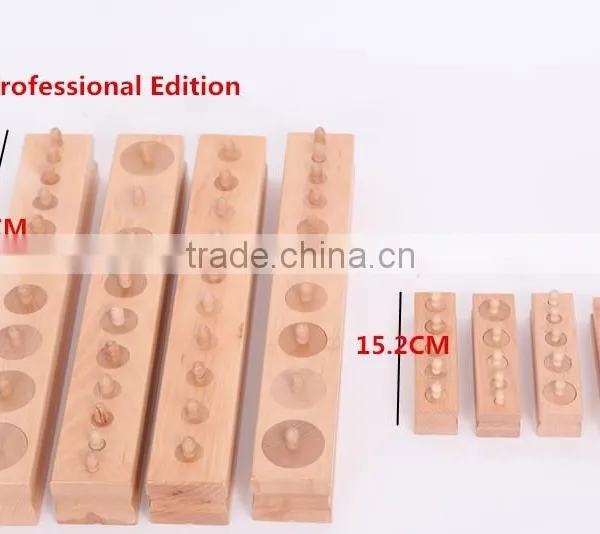 Kindergarten Furniture Montessori Knobbed Cylinder Block photo-4
