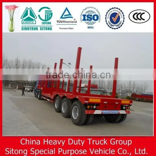 Sitong Factory: Wood Transport Low Loader Semi-trailer photo-2