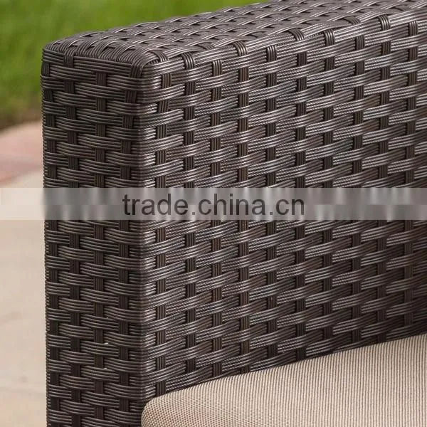 Classical Simple Home Backyard Poolside 4-piece Rattan Sofa Set Furniture photo-2