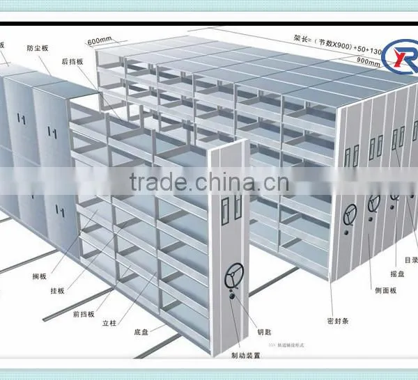 The Best Quality Stainless Steel Dense Cabinet Mobile Shelf photo-5