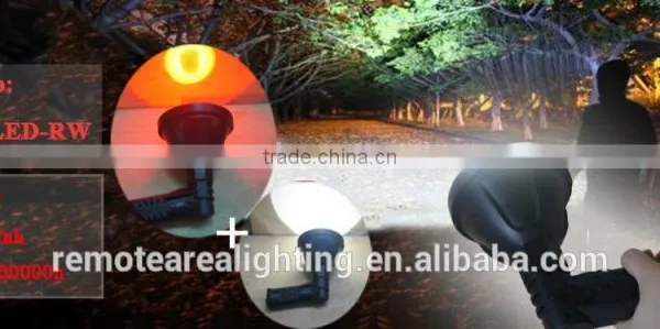 Red & White in 1 Bulb Emergency Led Scene JGL High Power 6W 5JG-T61LED-RW Portable Rechargeable Led Handheld Hunting Spotlight photo-4