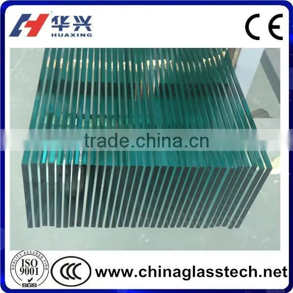 CE Certificated Clear Flat Tempering Toughened Plane Glass