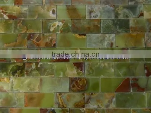 EXPORT QUALITY HOT SALE CHEAP PRICE DARK GREEN ONYX MOSAIC TILES COLLECTION photo-4