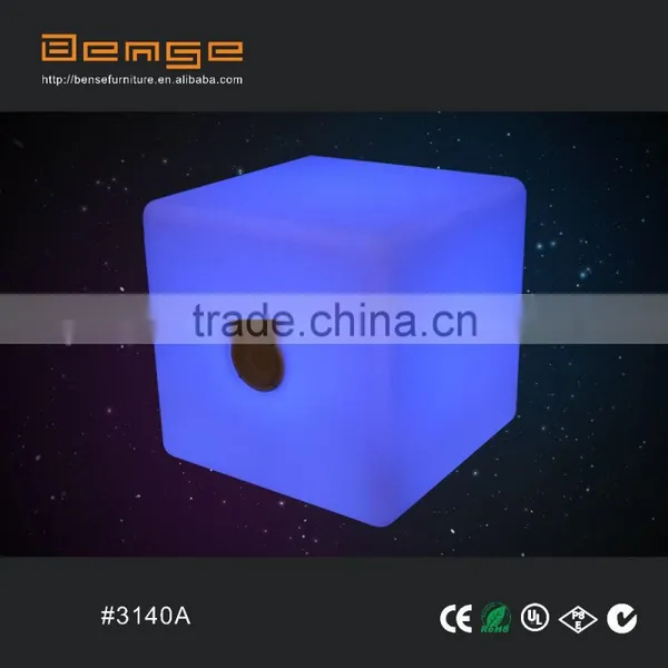 Unique 2015 New LED Cube Wireless Bluetooth Speaker photo-2
