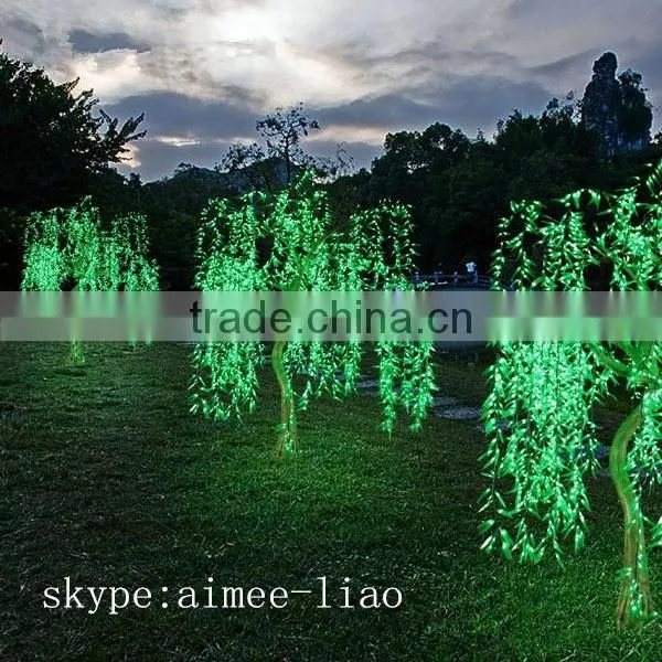 Q123008 China Manufacturer Making Led Tree Party Decoration Led Lighted Willow Tree photo-2