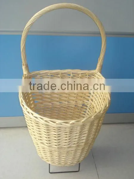 Wicker Shopping Trolley & Wicker Shopping Cart & Willow Utility Cart