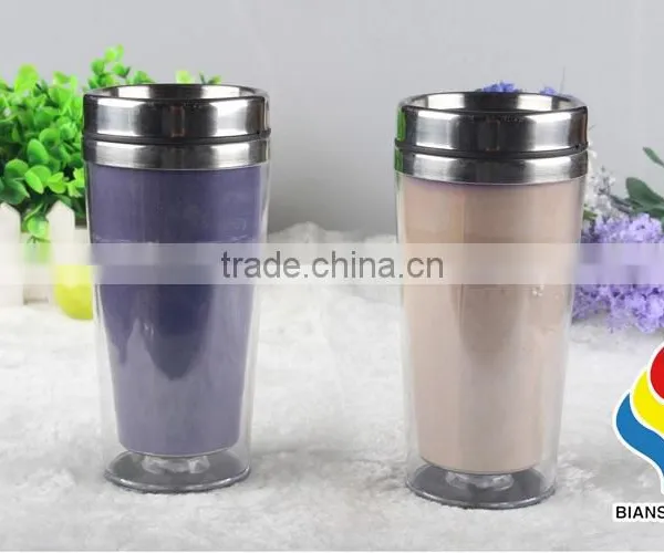 Double Wall Color Changing Stainless Steel 500 ml Mug photo-2