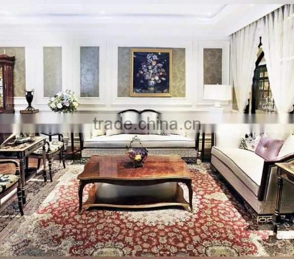 Classic Elegant English Style Royal Armchair With High Quality Upholstery Fabric and Golden Highlights BF12-05254e photo-4