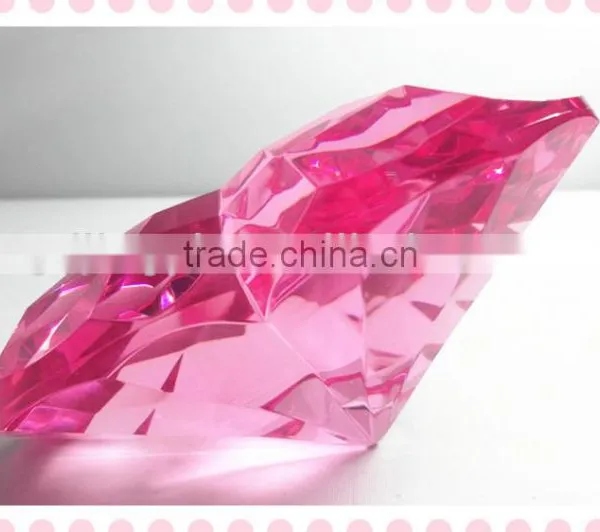 2016 New Style Clear Red Crystal for Valentines Gift With Heart Acrylic photo-5