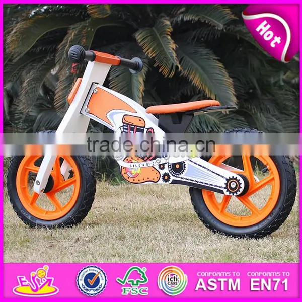2017 New Fashion Best Boys Wooden Balance Bike W16C157-S photo-6