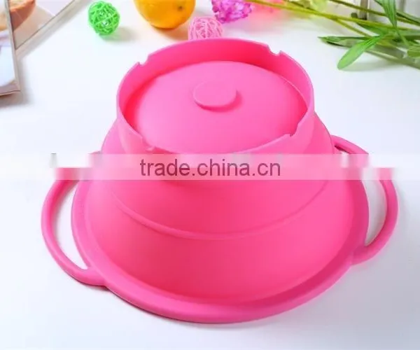 Collapsible Silicone Bowls Hot Selling Microwave Safe Silicone Bowls for Kids photo-4