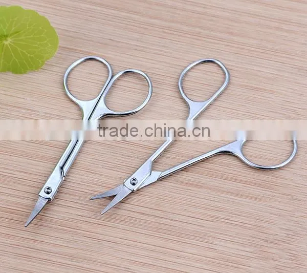 Hot Stainless Steel Makeup Scissors Eyebrow Scissors photo-5