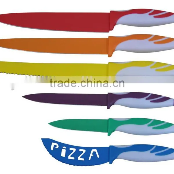 Colorful Non-stick Coating Knife Set in EVA Gift Box photo-3