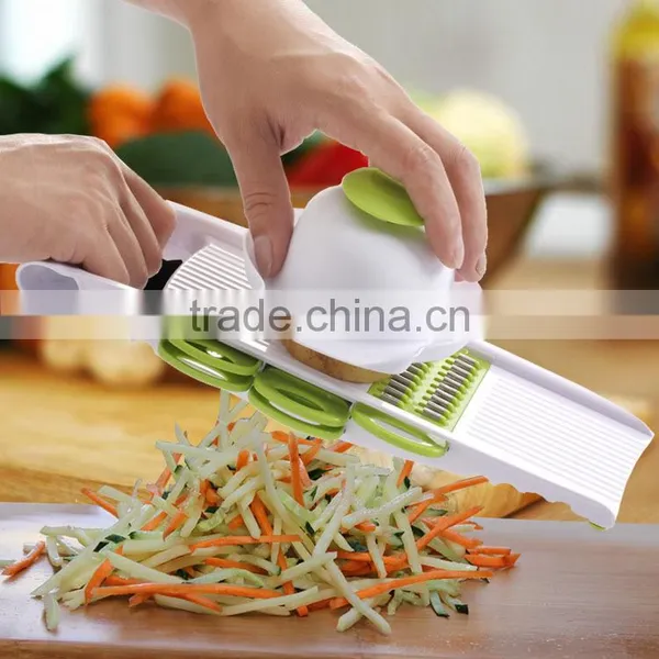 Cheap OEM 5 Pcs Multi Vegetable Slicer and Grater Chopper Kitchenware Set as Seen on tv photo-2