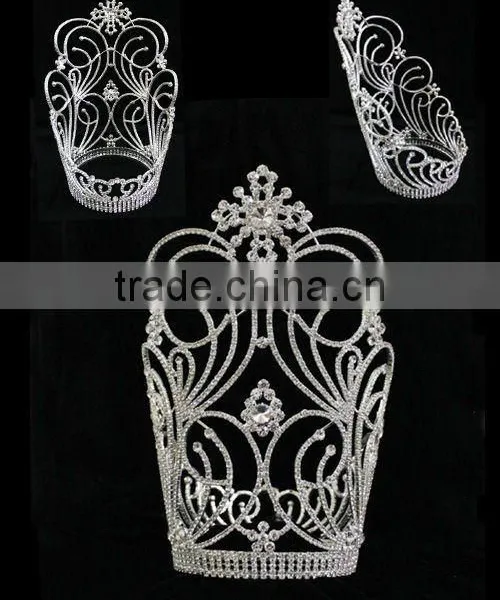Beauty Jewelry Big Rhinestone Fashion Cheap Beauty Pageant Tiaras photo-2