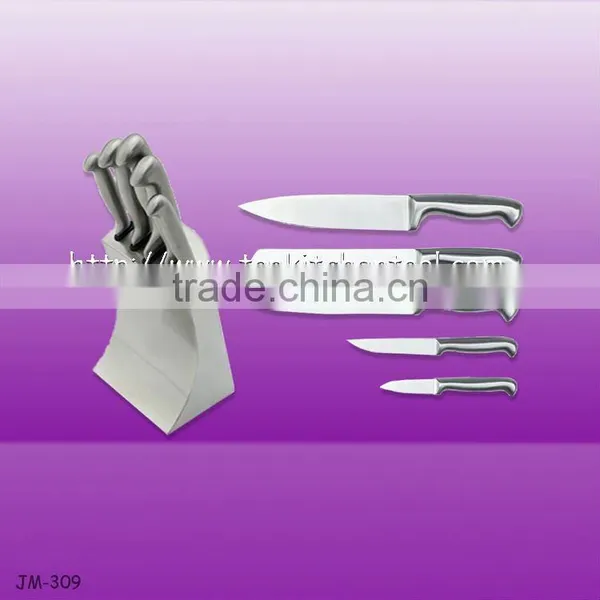 5pcs Hollow Handle With Stainless Steel Knife Set Tool/stainless Steel Knife