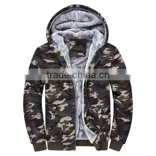 Stock Lots Camo Frozen Fur Inside Hoodies photo-2