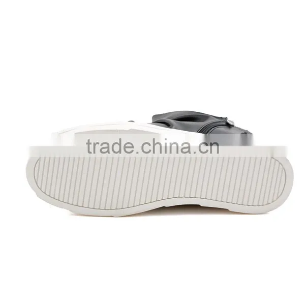 High Quality White Casual Shoes Fashion Brand China Factory, Adults Lace up Casual Leather Shoes Sneakers Sample for Men Women photo-5