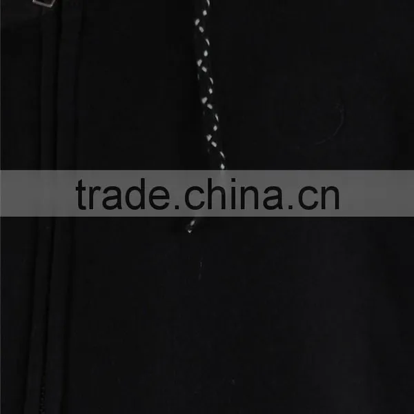 China Factory Black Hoodies 100% Cotton Pullover Hoodie for Man photo-4