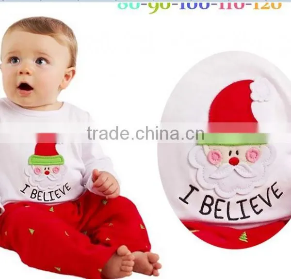 Wholesale Children Christmas Boutique Clothing Lovely and Cute Baby Chirstmas Tree Clothes New Year Clothing photo-6