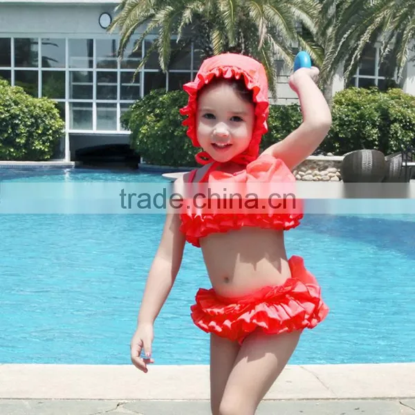 S13714A Very Hot Girl Wear Latest Kids Girls Swimwear for Children photo-2